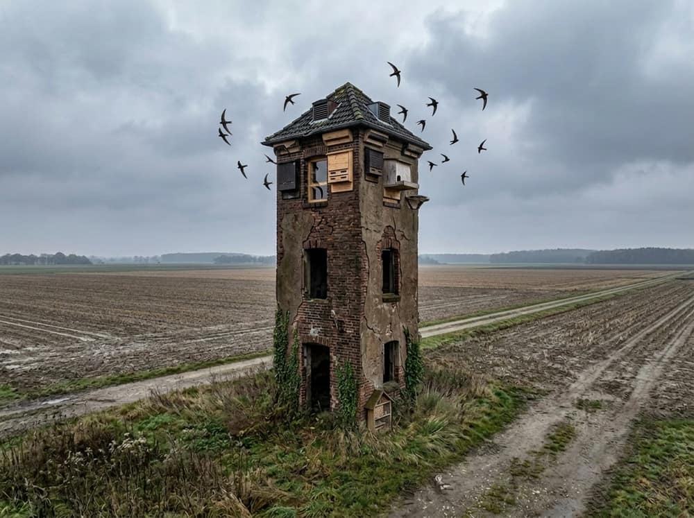 Artenschutzturm Münsterland — nach der Transformation
