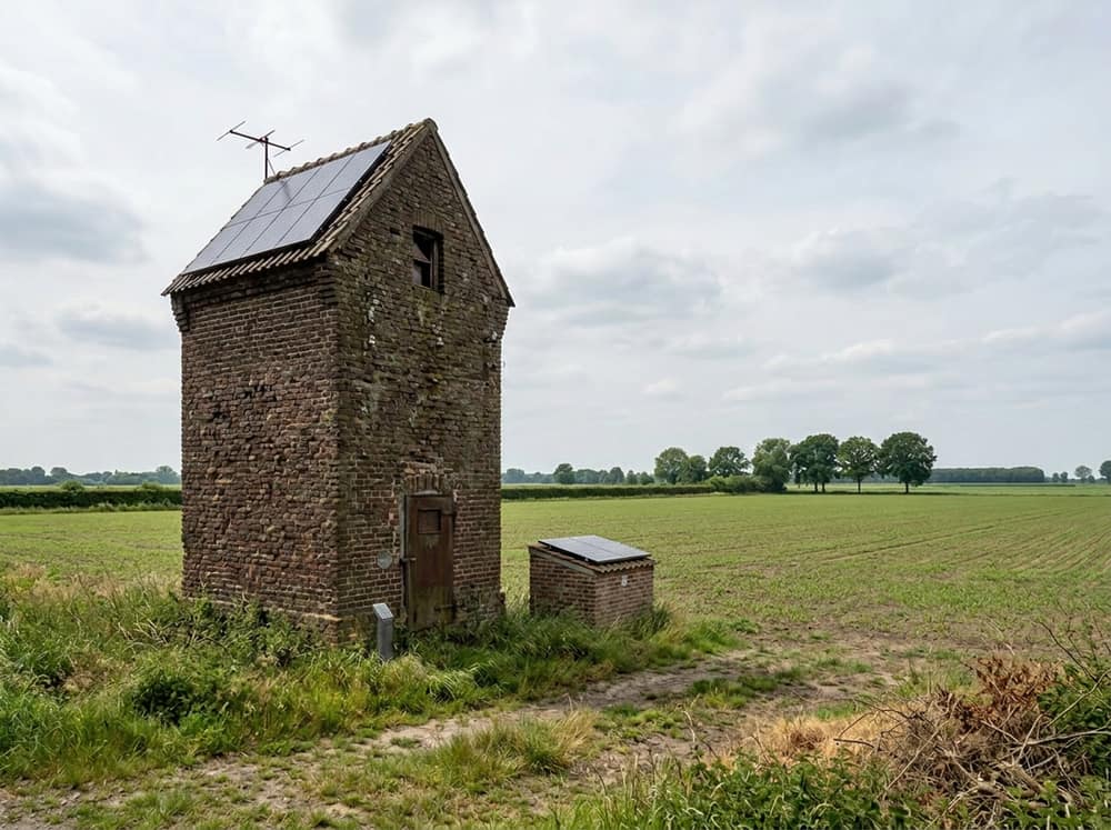 Solar-Trafoturm Niederrhein — nach der Transformation