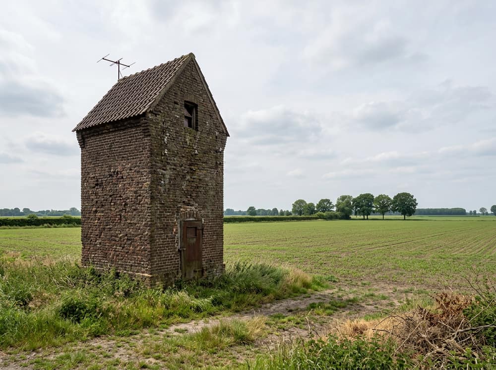 Solar-Trafoturm Niederrhein — vor der Transformation